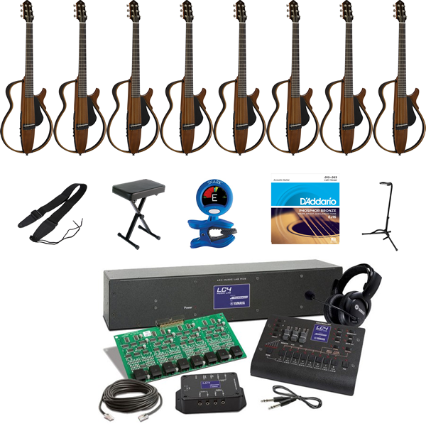 Yamaha LC4 8 Student Guitar Lab with SLG200 Guitars