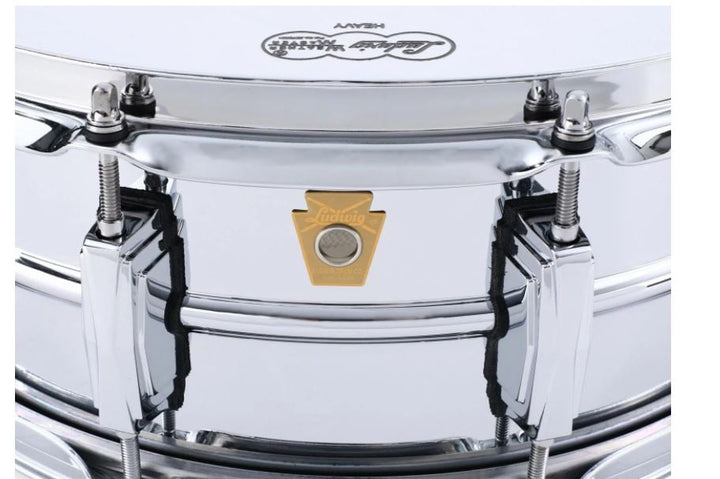Ludwig LM402 Supraphonic Snare Drum - 6.5\"X14\" Chrome 3