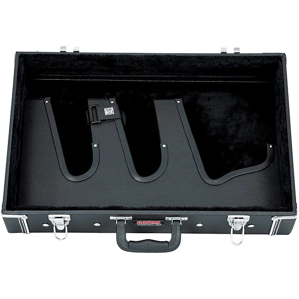 Gator Gig-Box Jr Pedal Board/Guitar Stand & Case - Black With Power Supply