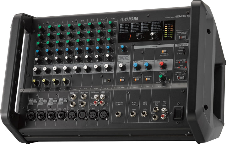 Yamaha EMX5 Powered Mixer - Dual 630watt / 12 input