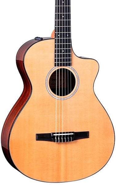 Taylor 212ce-N Plus Grand Concert Nylon String Acoustic Electric Guitar - Natural
