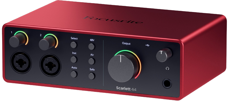 Focusrite Scarlett 4i4 4th Gen USB Audio Interface 2
