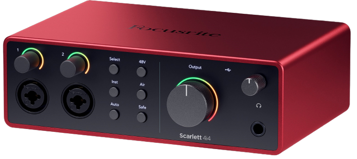 Focusrite Scarlett 4i4 4th Gen USB Audio Interface 2