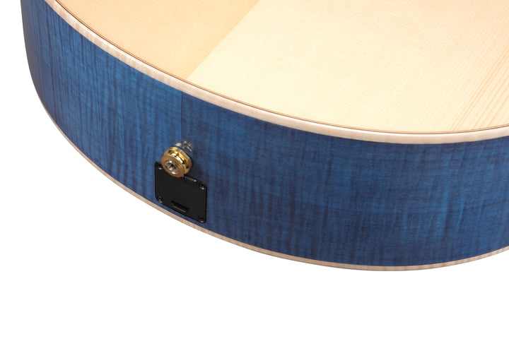 Ibanez AE390NTA Grand Auditorium  Acoustic Electric Guitar - Natural &  Aqua Blue