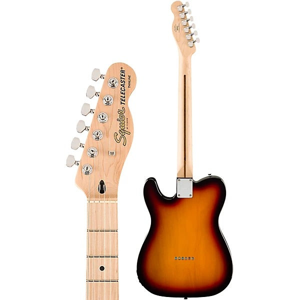 Squier Affinity Series Telecaster Thinline Electric Guitar - 3 Color Sunburst 4