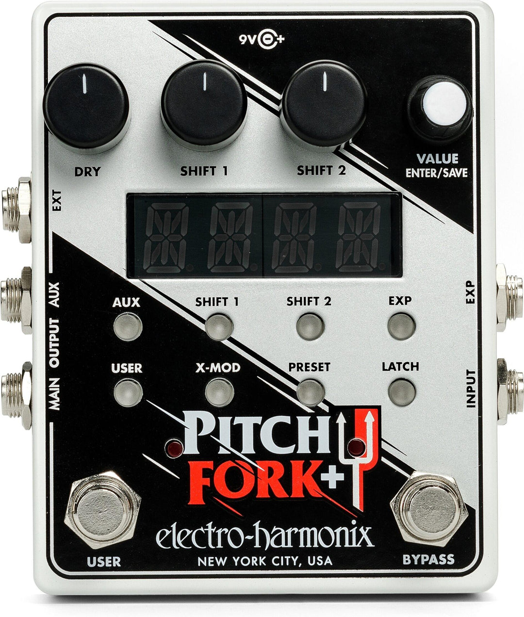 Electro-Harmonix Pitch Fork PLUS Polyphonic Pitch Shifter Pedal