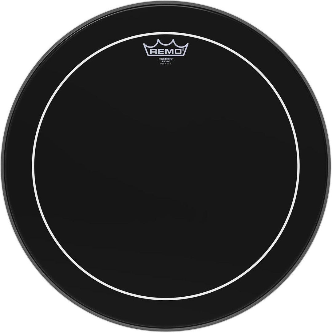 Remo 18" ES0618PS Ebony Pinstripe Drum Head