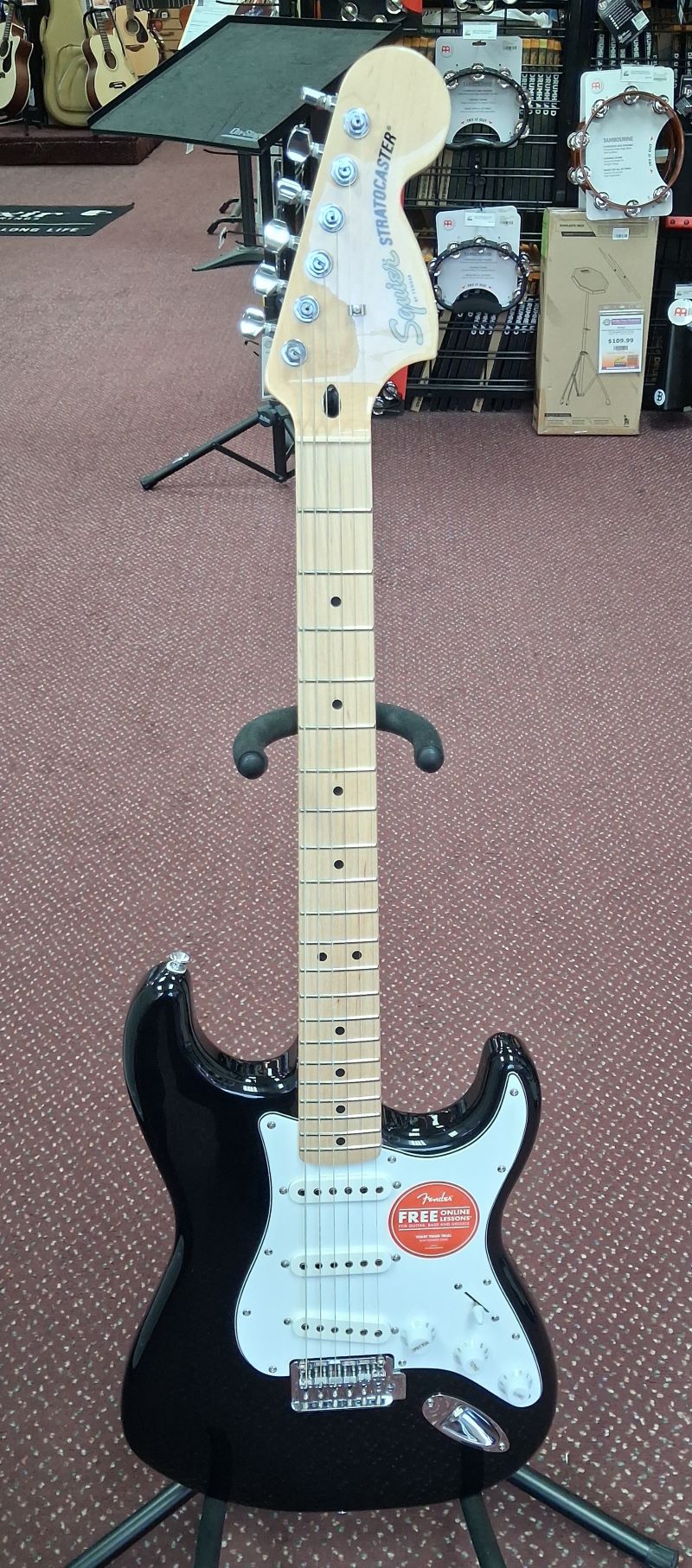 Squier Affinity Stratocaster Electric Guitar - Black (B-Stock) 4