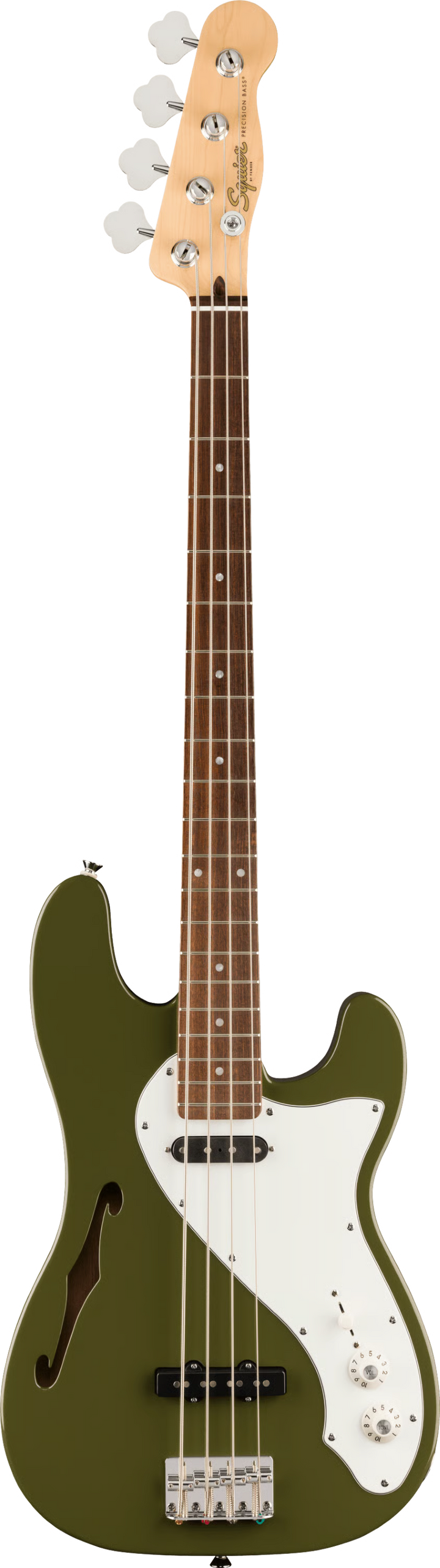 Squier Paranormal Precision Bass Thinline SJ - Olive 2