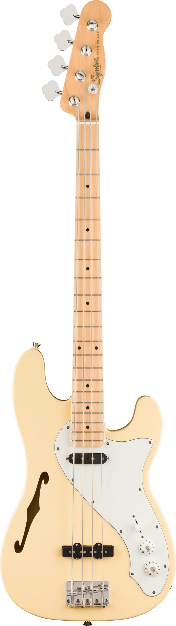 Squier Paranormal Precision Bass Thinline SJ - Vintage White 2