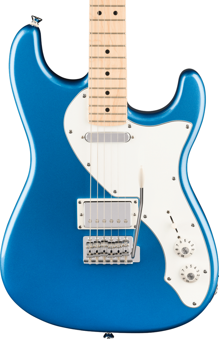 Squier Paranormal Stratocaster Deluxe Electric Guitar - Lake Placid Blue