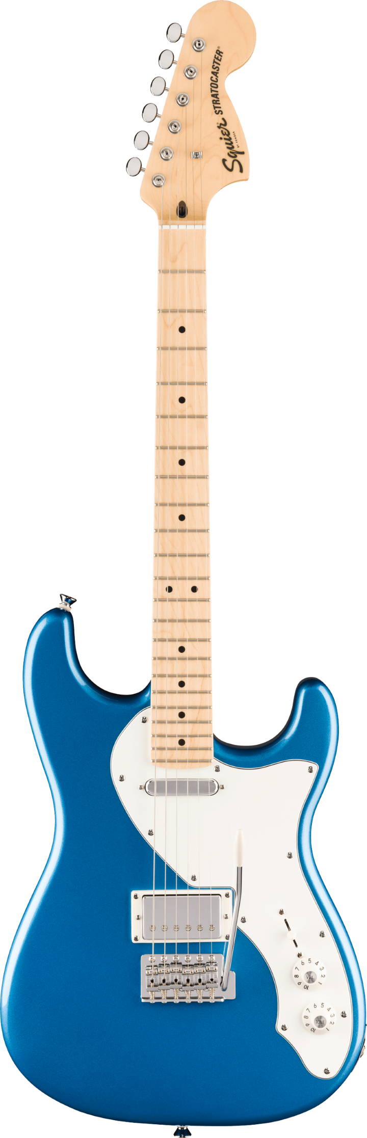 Squier Paranormal Stratocaster Deluxe Electric Guitar - Lake Placid Blue 2
