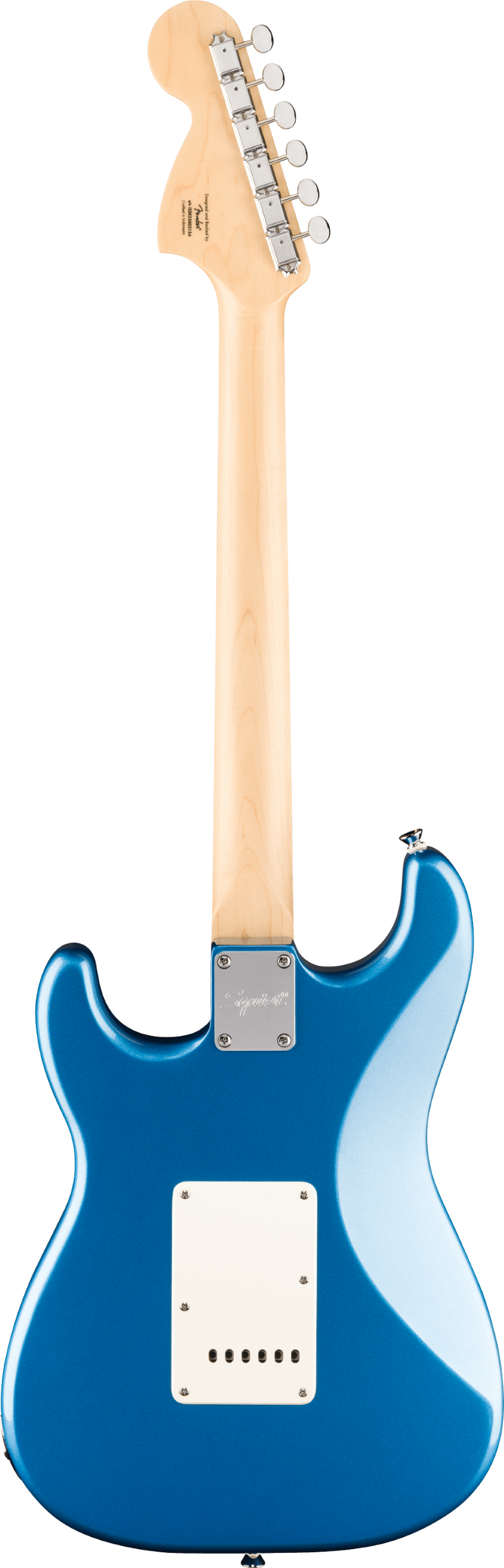 Squier Paranormal Stratocaster Deluxe Electric Guitar - Lake Placid Blue 4