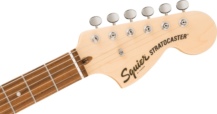 Squier Paranormal Stratocaster Electric Guitar - Vintage White 3