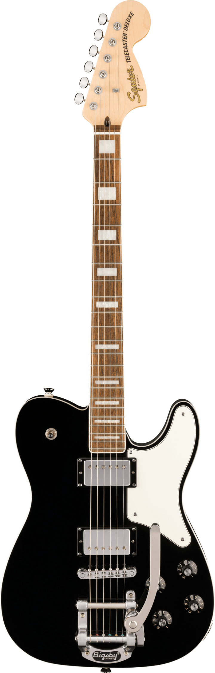 Squier Paranormal Troublemaker Telecaster Deluxe With Bigsby - Black 6