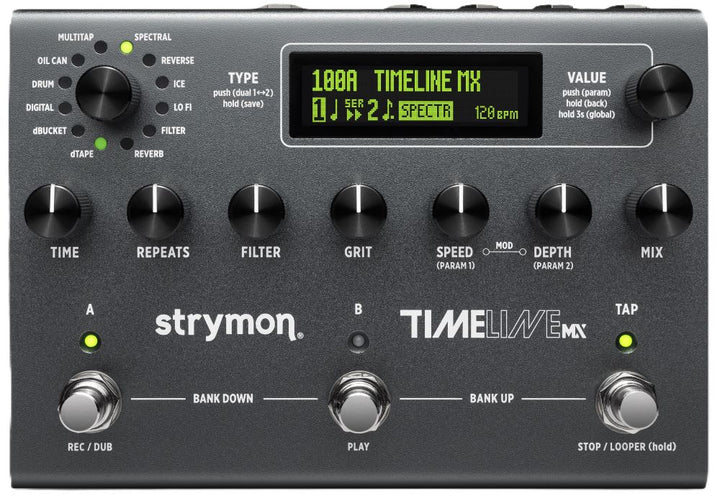 Strymon TimeLine MX - Next Gen Multi-Delay Workstation