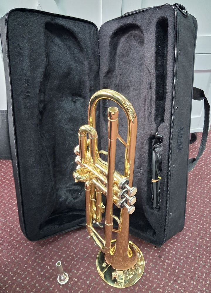 Used Benjamin Adam TP100 Student Bb Trumpet - With Case and Mouthpiece 2