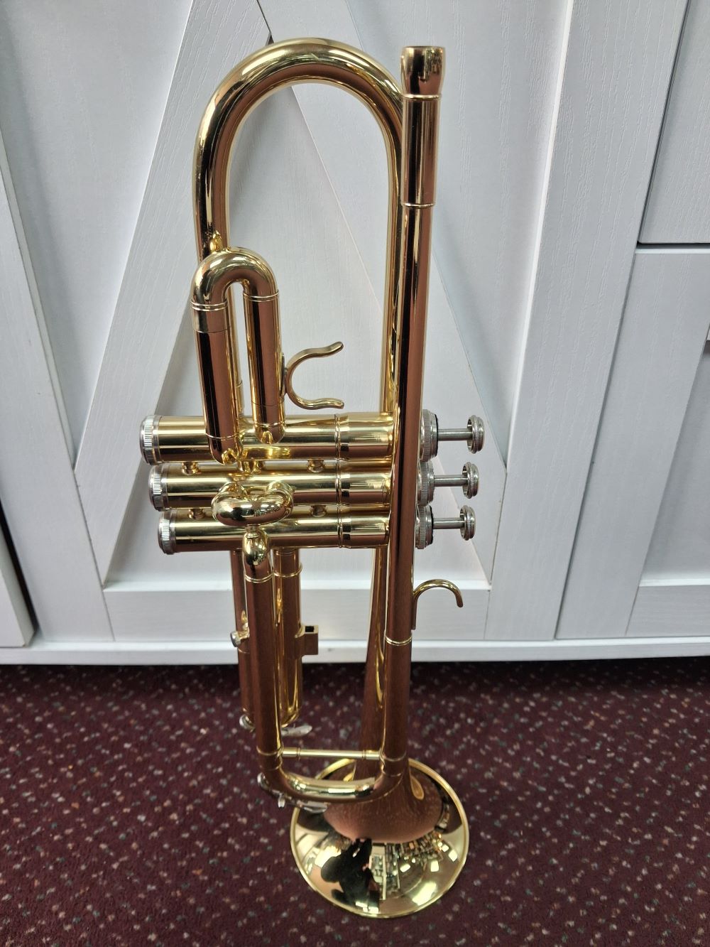 Used Benjamin Adam TP100 Student Bb Trumpet - With Case and Mouthpiece 6