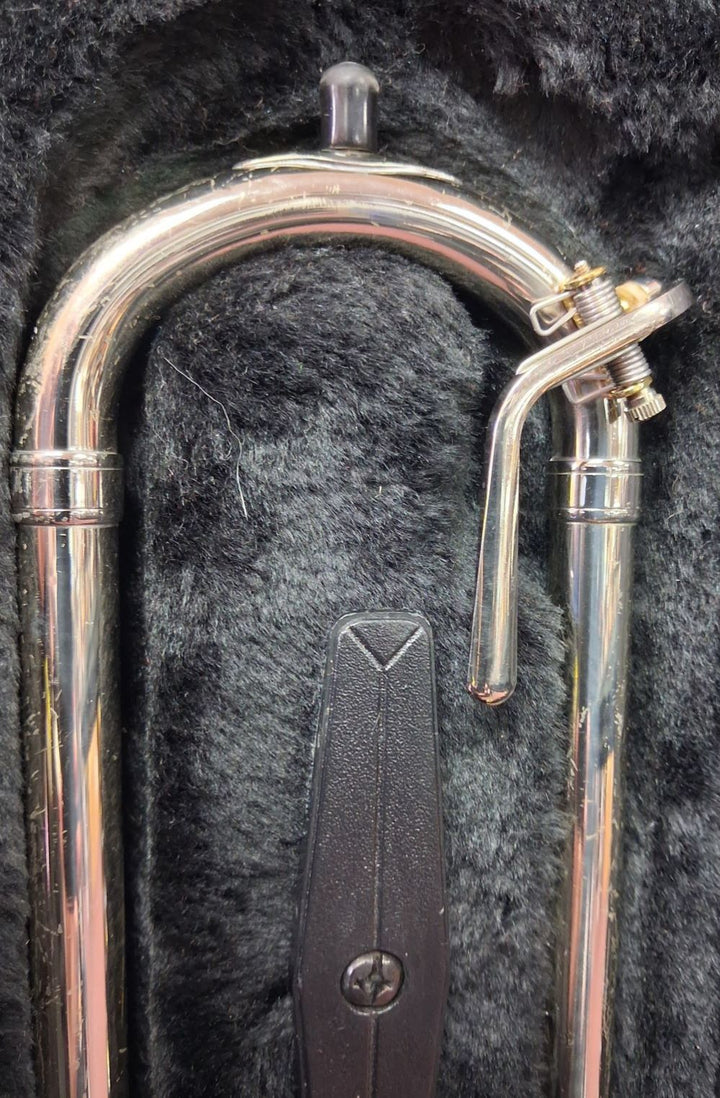Used Jupiter JSL-432R Brass Tenor Trombone - With Hardshell Case and Mouthpiece 5