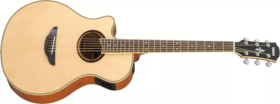 Yamaha APX700IIL Lefty Thinline Acoustic Electric Guitar - Natural 5
