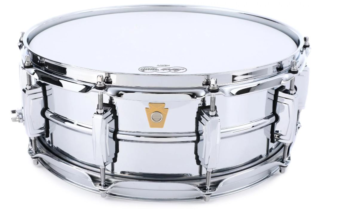 Drum　Ludwig　Lugs　LM402　x　Supraphonic　inch　Snare　6.5　14　Chrome　with　Imperial