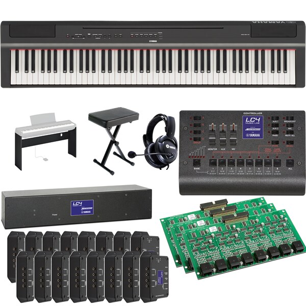 Yamaha LC4 Deluxe Music Lab for 32 Students and 1 Teacher with Yamaha P